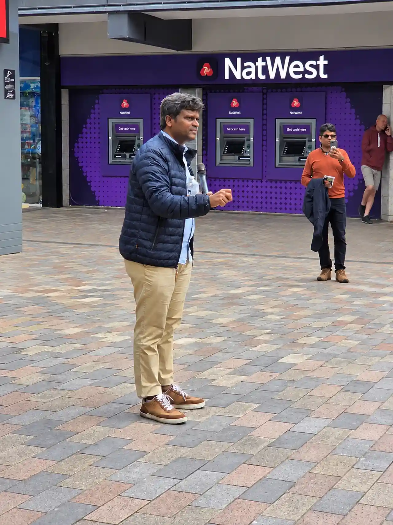 Br. Arul Velusamy sharing the gospel at Speakers' Corner
