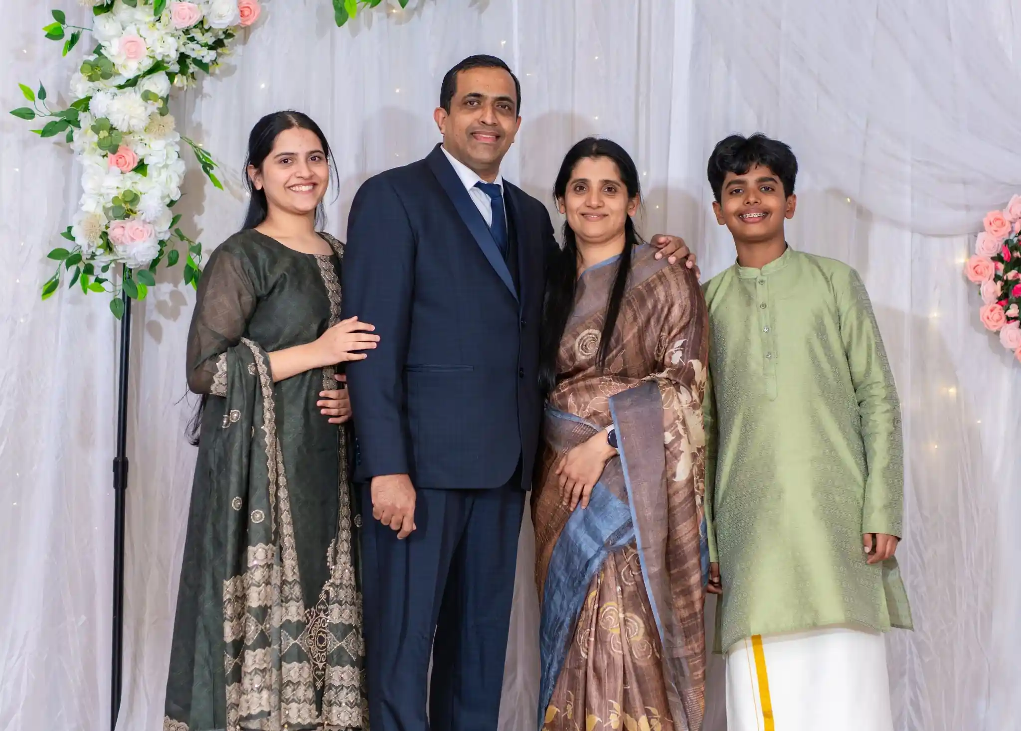 Pastor Hans P Thomas and family